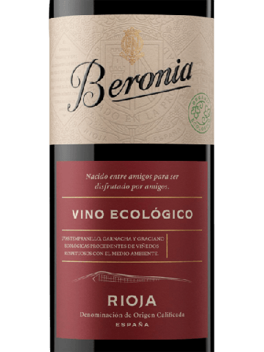 Rioja, Tinto Beronia Crianza Ecologico 2018 75 cl.