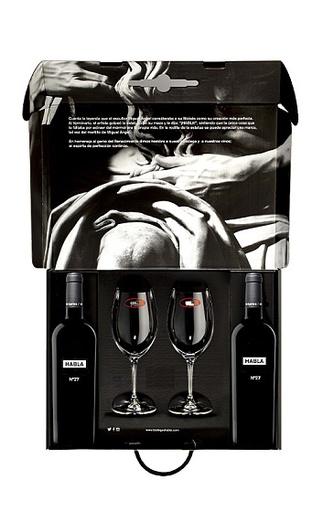 Habla Nº22-Extremadura-Crianza 2016 (Pack 2x75 cl.+2 copas Riedel)