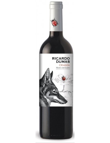 [E1N5P2] Ribera, Tinto Ricardo Dumas Crianza 2018 75 cl.