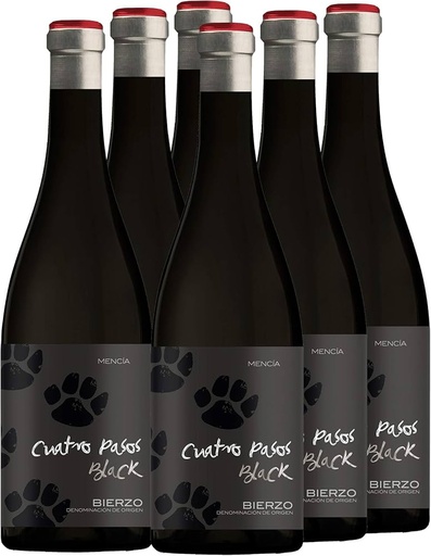 Bierzo, Tinto Cuatro Pasos Black Martín Codax Crianza Mencia 2014 75 cl.