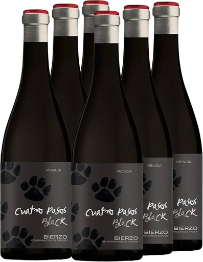 Cuatro Pasos Black-Martín Códax-Bierzo-Crianza Mencía 2019 (75 cl.)
