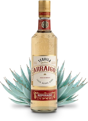 Tequila Reposado Arraigo 40º 75 cl. Mexicano 100% Agave