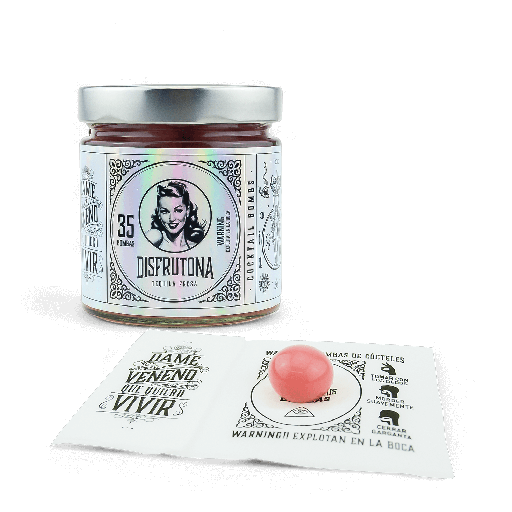 Bomba Disfrutona Frasco 35 unid. Tequila Fresa