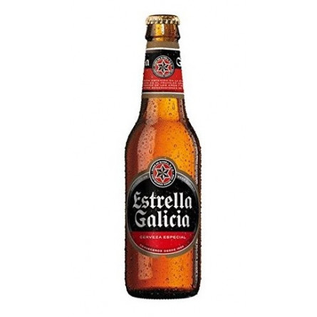 Cerveza Estrella Galicia 33 cl. Sin retorno 24 u.