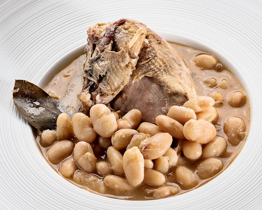 Judias con Perdiz Roja Torrecaza Tarro