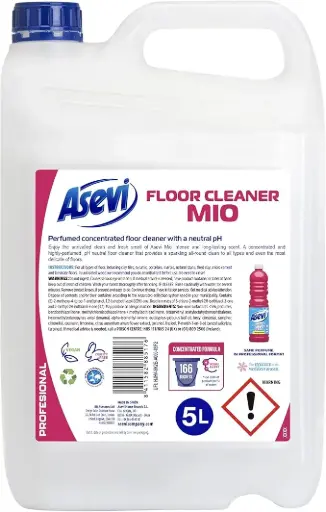 Fregasuelos Asevi Rosa Mio Garrafa 5 L.