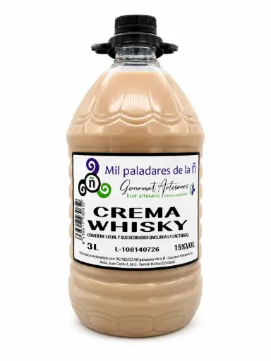 Crema de Whisky 3 L. Mil Paladares Ñ