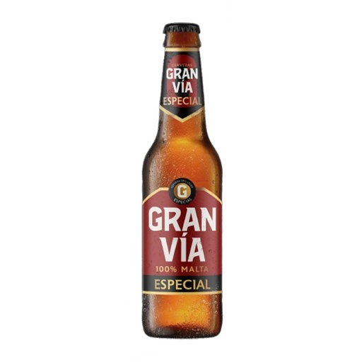 Cerveza Gran Via Especial Tercios 24 u. 5,6º