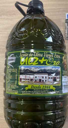 Aceite O.V.E. Diez+Oro Pet 5 L. Coop. del Perpetuo Socorro