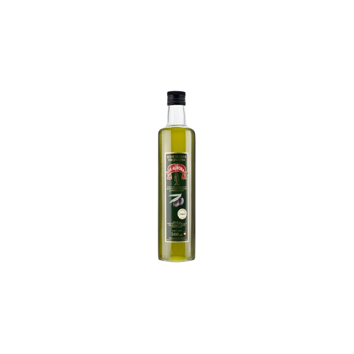Aceite Oliva Virgen Extra La Aurora Cristal 500 ml.