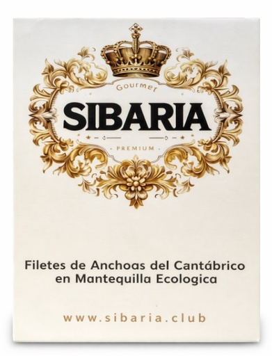 Anchoa del Cantabrico en Mantequilla Sibaria Gourmet OL-150gr. 12-14 lomos
