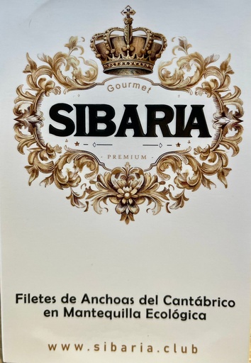 Anchoa del Cantabrico en Mantequilla Sibaria Gourmet OL-150gr. 12-14 lomos