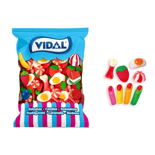 Gominolas Vidal 1kg. Fantasia Mix (33100)