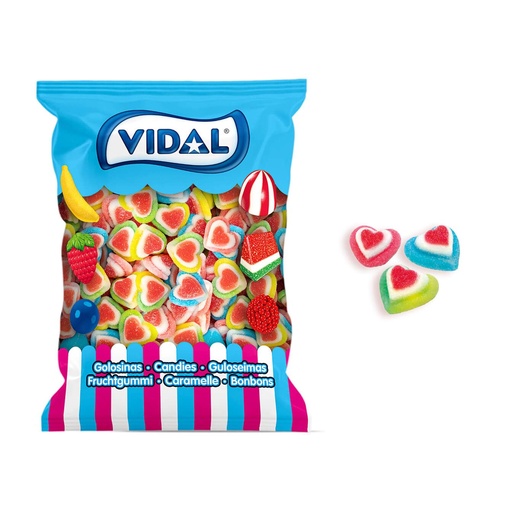 Gominolas Vidal 1,5kg. 250 u. Corazon Corazon