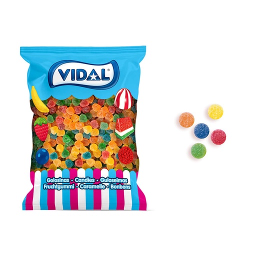 Gominolas Vidal 1kg. 455uds. Gomitas Azucar