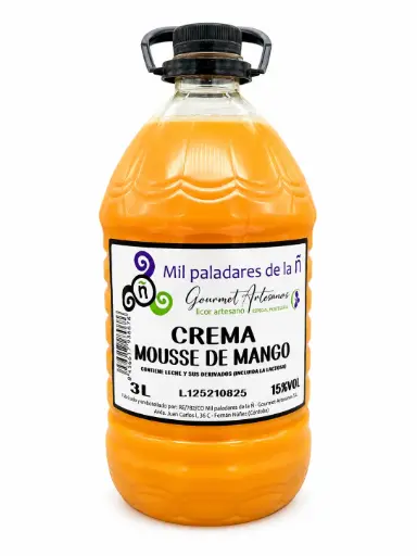 Crema de Mango 15º 3 L. Mil Paladares Ñ 