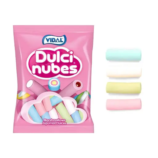 Gominolas Vidal 837,5grs. 125 u. Dulcinubes de colores (10100)