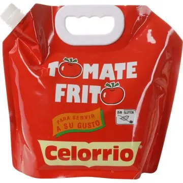 Tomate Frito sin gluten en Bolsa de 2.5 kg. Celorrio 
